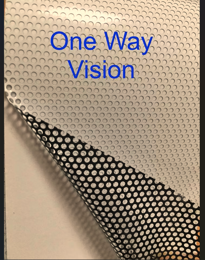 Autocollant perforé ou One Way Vision de Chine (50M)